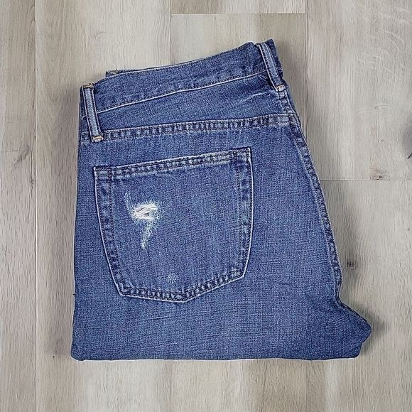 Men's Gap Cotton/Linen Blend Straight Leg Jeans 33x32 - Picture 5 of 6